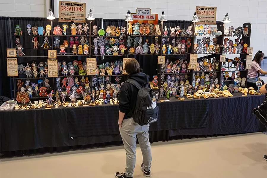 The Exhibitor Hall floor