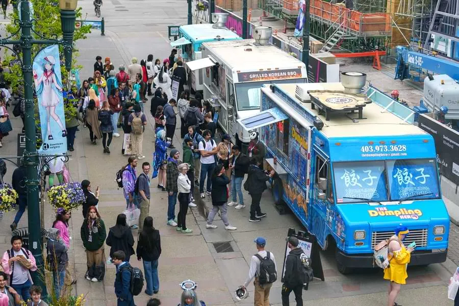 Food trucks at Otafest